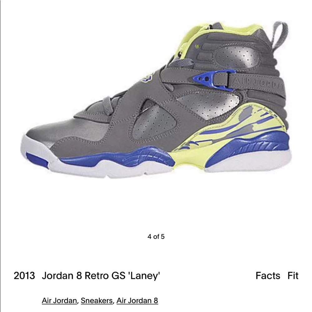 Jordan 8 Laneys - Picture 13 of 16